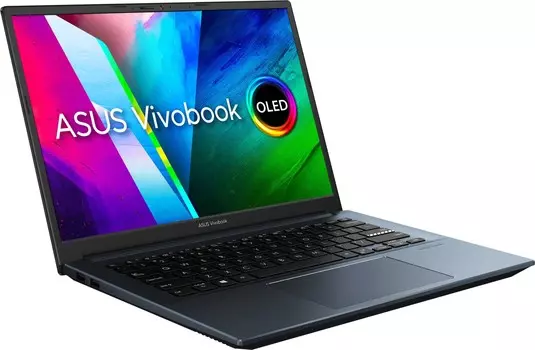 Ноутбук ASUS VivoBook Pro 14 M3401QA-KM105W 14" OLED 2880x1800, AMD Ryzen 5 5600H 3.3 ГГц, 16Gb RAM, 512Gb SSD, W11, синий (90NB0VZ2-M002B0)