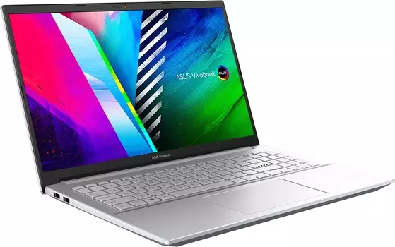 Ноутбук ASUS VivoBook Pro 15 M3500QA-L1067 15.6" OLED 1920x1080, AMD Ryzen 5 5600H 3.3 ГГц, 8Gb RAM, 256Gb SSD, без OC, серебристый (90NB0US1-M00970)