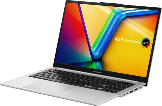 Ноутбук ASUS VivoBook S15 K5504VA-MA342W 15.6" OLED 2880x1620, Intel Core i5 13500H 2.6 ГГц, 16Gb RAM, 512Gb SSD, W11, серебристый (90NB0ZK6-M00L00)