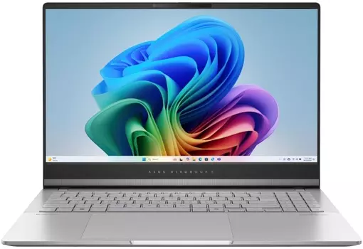 Ноутбук ASUS VivoBook S 15 M5506NA-MA013 15.6" OLED 2880x1620, AMD Ryzen 5 7535HS 3.3 ГГц, 16Gb RAM, 1Tb SSD, без OC, серебристый (90NB14D3-M004S0)