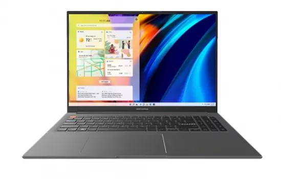 Ноутбук ASUS VivoBook S 16X M5602QA-KV103W 16" IPS 2560x1600, AMD Ryzen 5 5600H 3.3 ГГц, 16Gb RAM, 512Gb SSD, W11, черный (90NB0XW1-M00440)