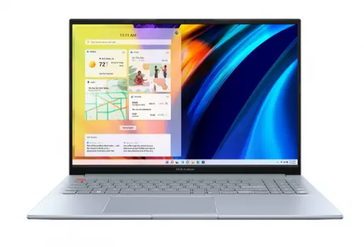 Ноутбук ASUS VivoBook S 16X M5602QA-KV104W 16" IPS 2560x1600, AMD Ryzen 5 5600H 3.3 ГГц, 16Gb RAM, 512Gb SSD, W11, серебристый (90NB0XW3-M00450)