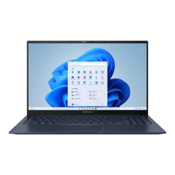 Ноутбук ASUS ZenBook 15 UM3504DA-MA432 15.6" OLED 2880x1620, AMD Ryzen 5 7535U 2.9 ГГц, 16Gb RAM, 512Gb SSD, без OC, синий (90NB1161-M00KL0)
