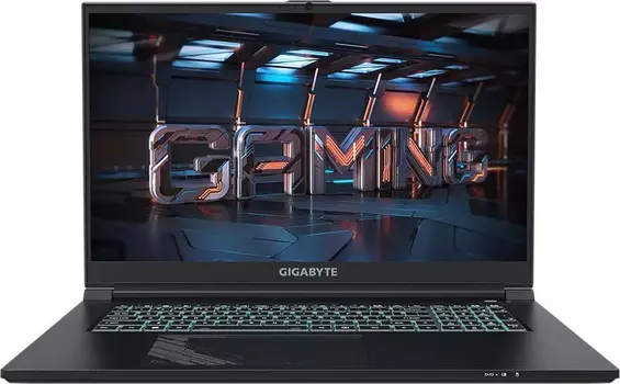 Ноутбук Gigabyte G7 MF 17.3" IPS 1920x1080, Intel Core i5 12500H 2.5 ГГц, 16Gb RAM, 512Gb SSD, NVIDIA GeForce RTX 4050-6Gb, W11, черный (MF-E2KZ213SH)