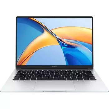 Ноутбук Honor MagicBook X14 FRI-H56 14" IPS 1920x1200, AMD Ryzen 5 7640HS 4.3 ГГц, 16Gb RAM, 512Gb SSD, без OC, серебристый (5301AKAX)