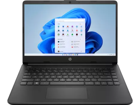 Ноутбук HP 14s-fq0059ur 14" 1366x768, AMD Athlon 3020E 1.2 ГГц, 4Gb RAM, 256Gb SSD, W11, черный (64S60EA)