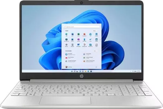 Ноутбук HP 15s-eq2124ur 15.6" IPS 1920x1080, AMD Ryzen 5 5500U 2.1GHz, 16Gb RAM, 512Gb SSD, DOS, серебристый (601H2EA)