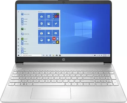 Ноутбук HP 15s-eq3010ny 15.6" 1920x1080, AMD Ryzen 7 5825U 2 ГГц, 16Gb RAM, 512Gb SSD, без OC, серебристый (7D1E4EA)