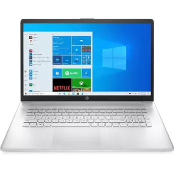 Ноутбук HP 17-cn0087ur 17.3" IPS 1920x1080, Intel Pentium Gold 7505 2GHz, 8Gb RAM, 512Gb SSD, W10, серебристый (4E1U5EA)