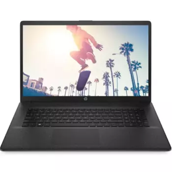 Ноутбук HP 17-cn0097ur 17.3" 1600x900, Intel Celeron-N4020 1.1GHz, 8Gb RAM, 256Gb SSD, DOS, черный (4E1V2EA)