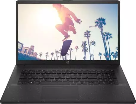 Ноутбук HP 17-cn2187ng 17.3" IPS 1920x1080, Intel Core i3 1215U 1.2 ГГц, 8Gb RAM, 512Gb SSD, без OC, черный (9Q9J5EA)