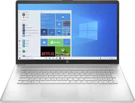 Ноутбук HP 17-cp0138ur 17.3" IPS 1920x1080, AMD Ryzen 7 5700U 1.8GHz, 16Gb RAM, 1Tb SSD, W11, серебристый (61R58EA)