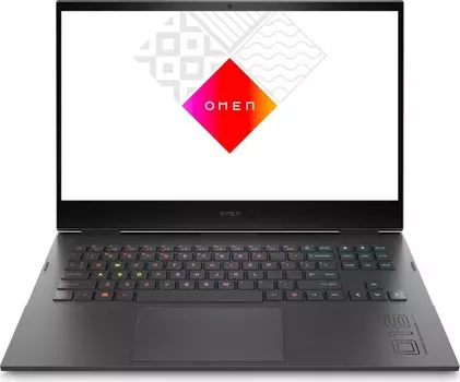 Ноутбук HP Omen 16-c0045ur 16.1" IPS 1920x1080, AMD Ryzen 7 5800H 3.2 ГГц, 16Gb RAM, 1Tb SSD, NVIDIA GeForce RTX 3070-8Gb, без OC, серебристый (4E1R9EA)