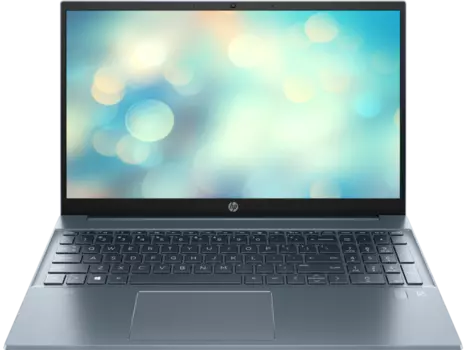 Ноутбук HP Pavilion 15-eh1094ur 15.6" IPS 1920x1080, AMD Ryzen 5 5500U 2.1 ГГц, 16Gb RAM, 512Gb SSD, без OC, синий (55C79EA)