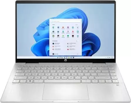 Ноутбук HP Pavilion x360 14-ek1015ci 14" IPS 1920x1080 Touch, Intel Core i7 1355U 1.7 ГГц, 16Gb RAM, 512Gb SSD, без OC, серебристый (84J78EA)