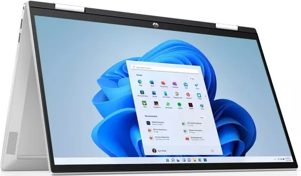 Ноутбук HP Pavilion x360 15-er1115nw 15.6" IPS 1920x1080 Touch, AMD Ryzen 5 5625U 2.3 ГГц, 8Gb RAM, 512Gb SSD, W11, серебристый (714T8EA)