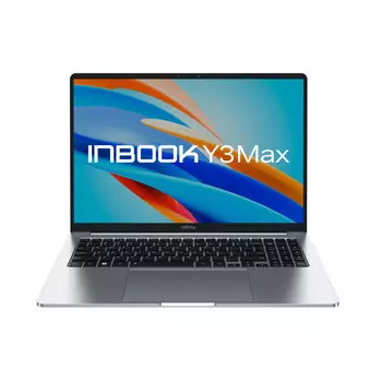 Ноутбук Infinix Inbook Y3 Max YL613 16" IPS 1920x1200, Intel Core i7 1255U 1.7 ГГц, 16Gb RAM, 512Gb SSD, W11, серебристый (71008301538)
