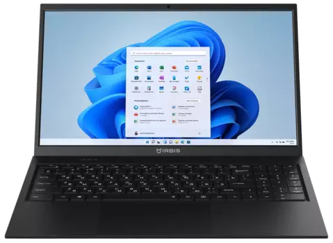 Ноутбук IRBIS 15.6" IPS 1920x1080, AMD Ryzen 3 3200U 2.6 ГГц, 8Gb RAM, 512Gb SSD, W11Pro, черный (15NBC1005)