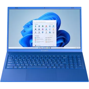 Ноутбук IRBIS Blizzard 15.6" IPS 1920x1080, AMD Ryzen 3 3200U 2.6 ГГц, 16Gb RAM, 512Gb SSD, W11Pro, синий (15NBC1000_G3)