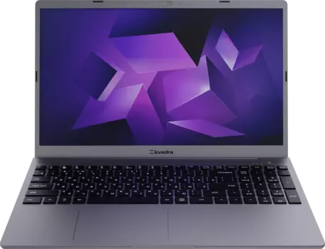 Ноутбук KVADRA NAU LE15T 15.6" IPS 1920x1080, Intel Core i3 1215U 1.2 ГГц, 8Gb RAM, 256Gb SSD, без OC, серебристый (Y22L02P01101R_D35665)