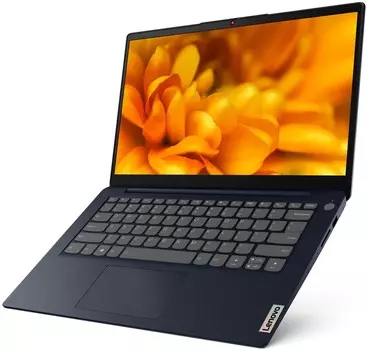 Ноутбук Lenovo IdeaPad 3 14ALC6 14" IPS 1920x1080, AMD Ryzen 3 5300U 2.6 ГГц, 8Gb RAM, 512Gb SSD, без OC, синий (82KT002VRK)