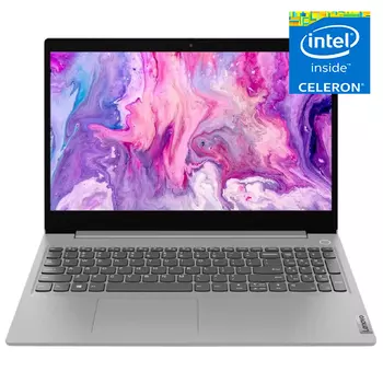Ноутбук Lenovo IdeaPad 3 15.6" 1366x768, Intel Celeron-N4020 1.1GHz, 4Gb RAM, 256Gb SSD, DOS, серый (81WQ00EMRK)