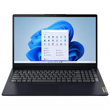 Ноутбук Lenovo IdeaPad 3 15ABA7 15.6" 1920x1080, AMD Ryzen 5 5625U 2.3 ГГц, 8Gb RAM, 256Gb SSD, без OC, темно-синий (82RN00AHRK)