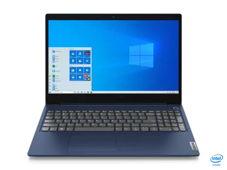 Ноутбук Lenovo IdeaPad 3 15IIL05 15.6" 1920x1080, Intel Core i5 1035G1 1GHz, 8Gb RAM, 256Gb SSD, DOS, синий (81WE00KERK)