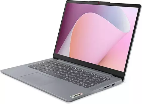 Ноутбук Lenovo IdeaPad 3 Slim 14ABR8 14" IPS 1920x1080, AMD Ryzen 7 7730U 2 ГГц, 8Gb RAM, 512Gb SSD, без OC, серый (82XL005NPS)
