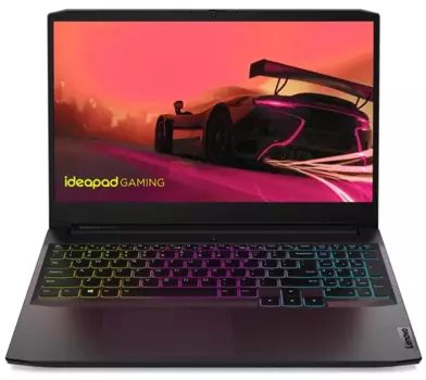 Ноутбук Lenovo IdeaPad Gaming 3 15ACH6 15.6" IPS 1920x1080, AMD Ryzen 5 5600H 3.3 ГГц, 8Gb RAM, 512Gb SSD, NVIDIA GeForce RTX 3050 Ti-4Gb, без OC, черный (82K2007HRM)