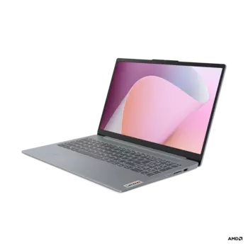 Ноутбук Lenovo IdeaPad Slim 3 15AMN8 15.6" IPS 1920x1080, AMD Ryzen 3 7320U 2.4 ГГц, 8Gb RAM, 512Gb SSD, без OC, серый (82XQ00K1UE) Английская клавиатура!
