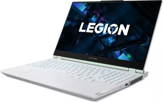 Ноутбук Lenovo Legion 5 15ITH6H 15.6" IPS 1920x1080, Intel Core i5 11260H 2.6 ГГц, 16Gb RAM, 512Gb SSD, NVIDIA GeForce RTX 3060-6Gb, без OC, белый (82JH0012RK)