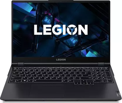 Ноутбук Lenovo Legion 5 15ITH6H 15.6" IPS 1920x1080, Intel Core i7 11800H 2.3 ГГц, 16Gb RAM, 1Tb SSD, NVIDIA GeForce RTX 3060-6Gb, без OC, темно-синий (82JH00HYRK)
