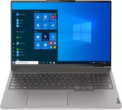 Ноутбук Lenovo ThinkBook 16p G2 16" IPS 2560x1600, AMD Ryzen 5 5600H 3.3 ГГц, 16Gb RAM, 512Gb SSD, NVIDIA GeForce RTX 3060-6Gb, W11Pro, серый (20YM002WPB) Английская клавиатура!