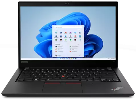 Ноутбук Lenovo ThinkPad T14 G2 14" IPS 1920x1080, Intel Core i5 1135G7 2.4 ГГц, 8Gb RAM, 256Gb SSD, W10Pro, черный (20W000T9US) Английская клавиатура!, Требуется переходник EU