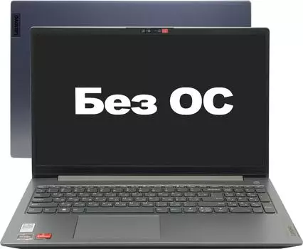 Ноутбук Lenovo V15 AMN G4 15.6" 1920x1080, AMD Ryzen 3 7320U 2.4 ГГц, 8Gb RAM, 512Gb SSD, без OC, серый (82YU00W6IN), Требуется переходник EU
