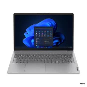 Ноутбук Lenovo V15 AMN G4 15.6" 1920x1080, AMD Ryzen 5 7520U 2.8 ГГц, 8Gb RAM, 512Gb SSD, без OC, серый (82YU00W9IN) Английская клавиатура!, Требуется переходник EU