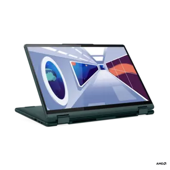 Ноутбук Lenovo Yoga 6 13ABR8 13.3" IPS 1920x1200 Touch, AMD Ryzen 5 7530U 2 ГГц, 16Gb RAM, 512Gb SSD, без OC, темно-зеленый (83B20097RK)