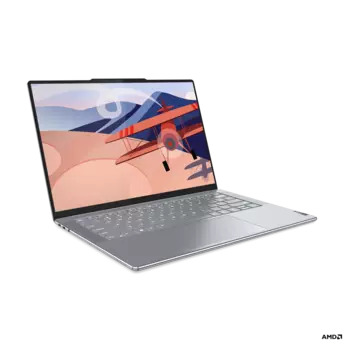 Ноутбук Lenovo Yoga Slim 7 14APU8 14.5" OLED 2944x1840, AMD Ryzen 7 7840S 3.3 ГГц, 16Gb RAM, 512Gb SSD, W11, серый (83AA001ERU)