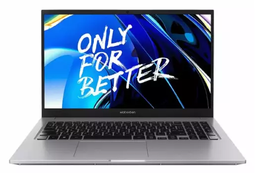 Ноутбук Maibenben B115B 15.6" IPS 1920x1080, AMD Ryzen 7 5825U 2 ГГц, 16Gb RAM, 512Gb SSD, W11Pro, серебристый (B115B-R752UMT1SPSRE2)