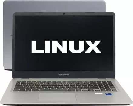 Ноутбук Maibenben Medio M515 15.6" IPS 1920x1080, Intel Core i5 1135G7 2.4 ГГц, 8Gb RAM, 512Gb SSD, Linux, серебристый (M5151SB0LSRE0)