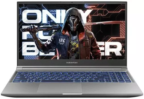 Ноутбук Maibenben X527 15.6" IPS 1920x1080, Intel Core i7 12650H 2.3 ГГц, 16Gb RAM, 512Gb SSD, NVIDIA GeForce RTX 4060-8Gb, Linux, серый (X527FSFNLGRE0)