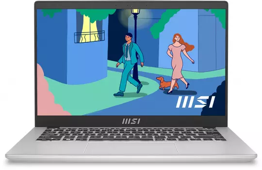 Ноутбук MSI Modern 14 C12MO-690RU 14" IPS 1920x1080, Intel Core i3 1215U 1.2 ГГц, 8Gb RAM, 256Gb SSD, W11Pro, серебристый (9S7-14J111-690)