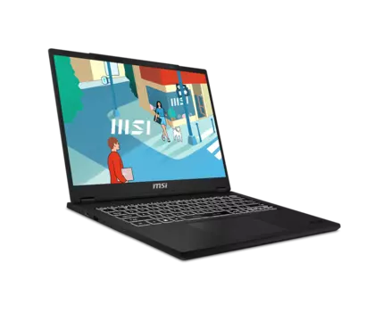 Ноутбук MSI Modern 14 H 14" IPS 1920x1200, Intel Core i7 13700H 2.4 ГГц, 16Gb RAM, 512Gb SSD, W11Pro, черный (9S7-14L112-091)