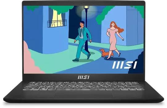 Ноутбук MSI Modern 14 MS-14JK 14" IPS 1920x1080, AMD Ryzen 5 7530U 2 ГГц, 16Gb RAM, 512Gb SSD, без OC, черный (C7M-231XBY)