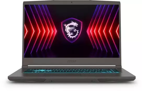 Ноутбук MSI Thin 15 B12UCX-1415AU 15.6" IPS 1920x1080, Apple Core i5 12450H 2 ГГц, 16Gb RAM, 512Gb SSD, NVIDIA GeForce RTX 2050-4Gb, W11, серый (9S7-16R831-1415)