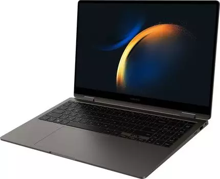 Ноутбук SAMSUNG Galaxy Book 3 360 NP750 15.6" AMOLED 1920x1080 Touch, Intel Core i7 1360P 2.2 ГГц, 16Gb RAM, 1Tb SSD, W11, темно-серый (NP750QFG-KA3IN)