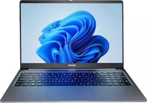 Ноутбук Tecno MegaBook T1 15.6" 1920x1080, AMD Ryzen 7 5800U 1.9 ГГц, 16Gb RAM, 512Gb SSD, без OC, серый (T1 R7 16 + 512G Grey DOS)
