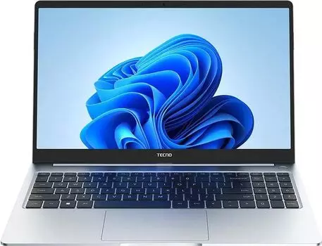 Ноутбук Tecno MegaBook T1 15.6" IPS 1920x1080, AMD Ryzen 7 5800U 1.9 ГГц, 16Gb RAM, 512Gb SSD, W11, серебристый (71003300141)