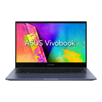 Ноутбук-трансформер ASUS Vivobook Go 14 Flip TP1401KA-EC075W 14" IPS 1920x1080 Touch, Intel Celeron N4500 1.1GHz, 4Gb RAM, 256Gb SSD, W11, синий (90NB0W42-M002M0) Английская клавиатура!